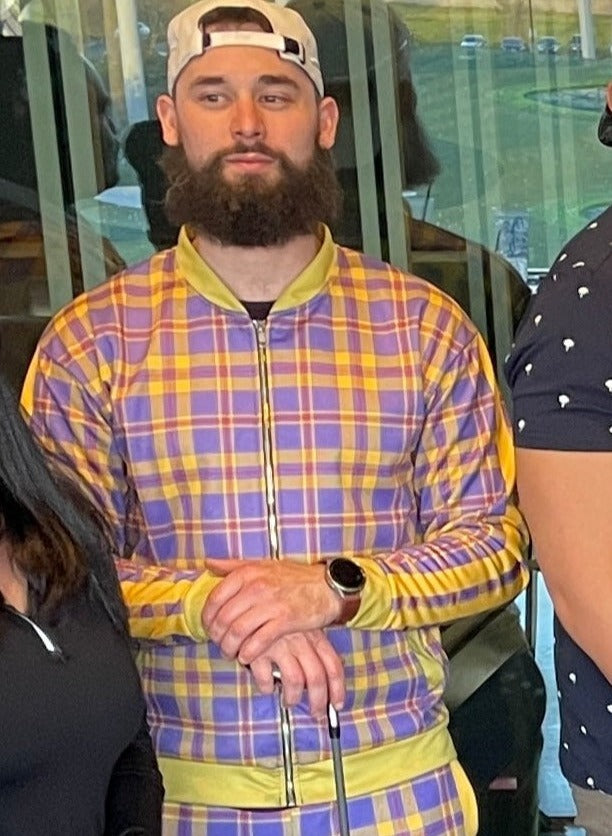 Plaid Unisex Bomber Jacket