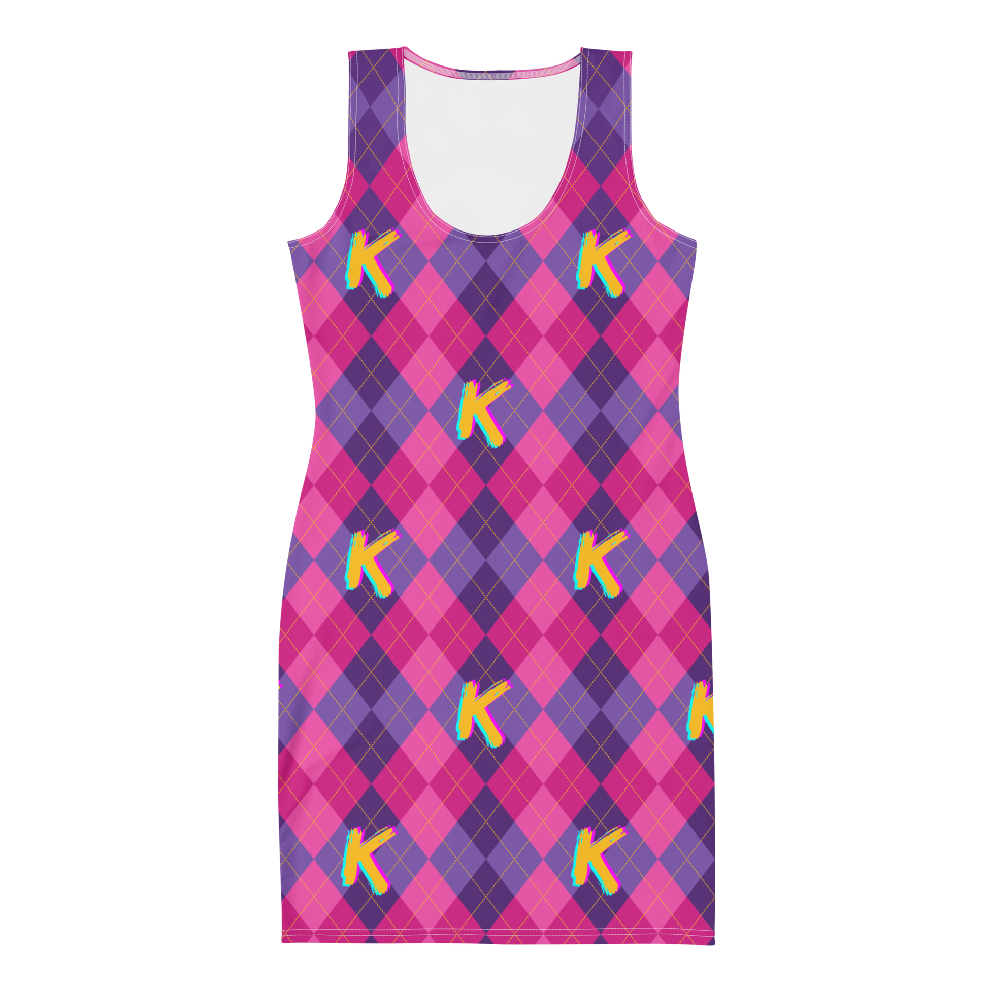 Mardi Gras K Bodycon dress – Hella Dandy Apparel