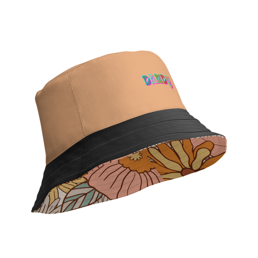 Flower Power Reversible bucket hat