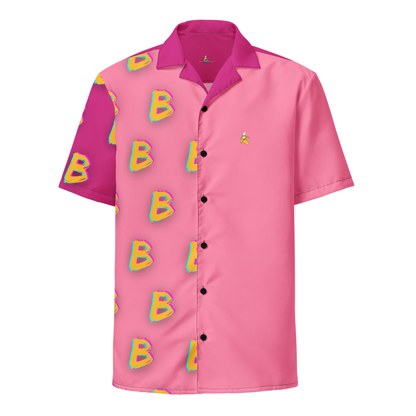 B Unisex button shirt