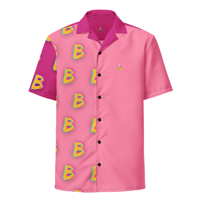 B Unisex button shirt