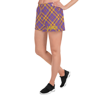 Plaid Unisex Athletic Shorts