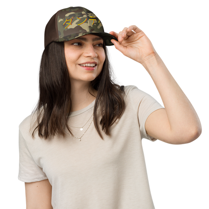 ダンディ Camouflage trucker hat