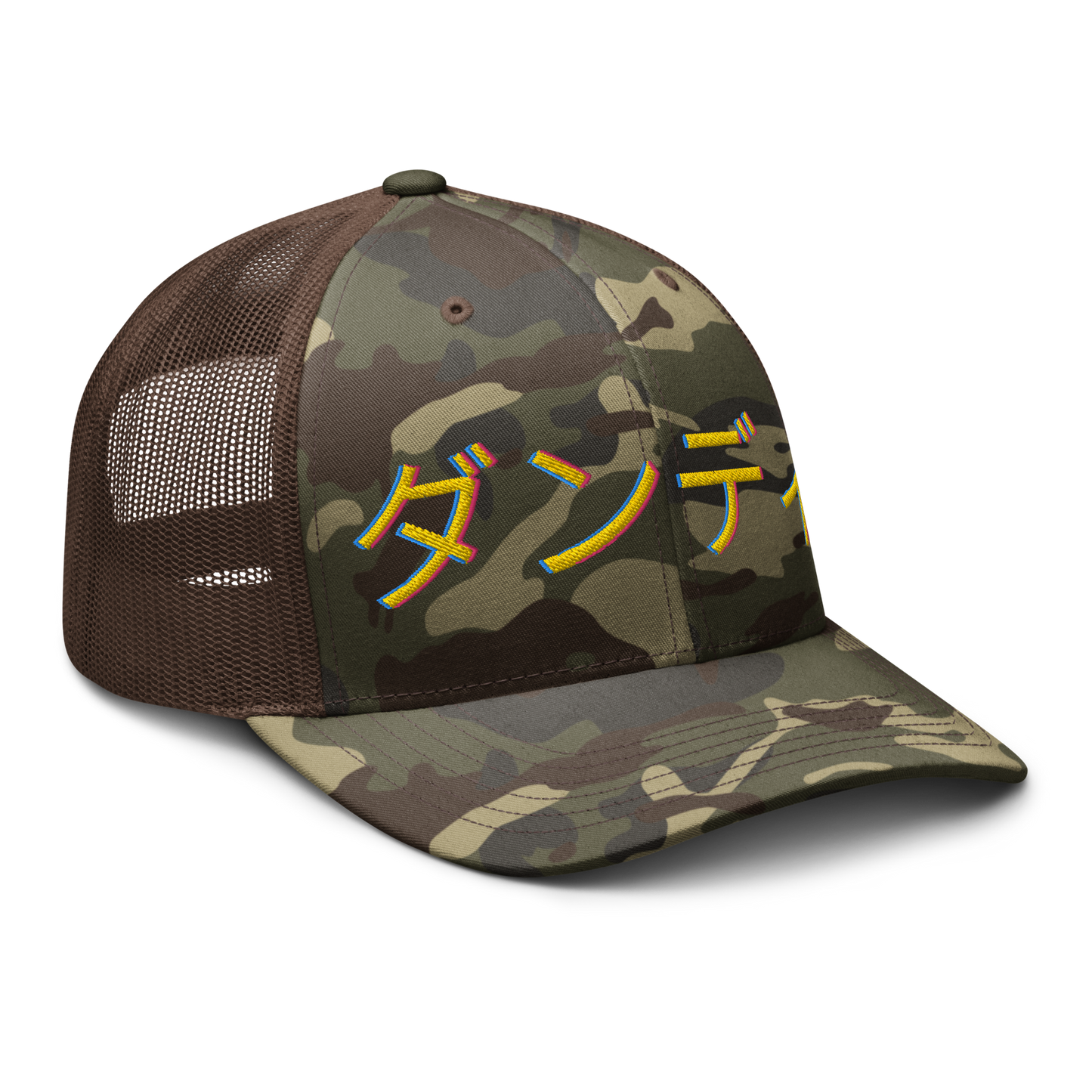 ダンディ Camouflage trucker hat