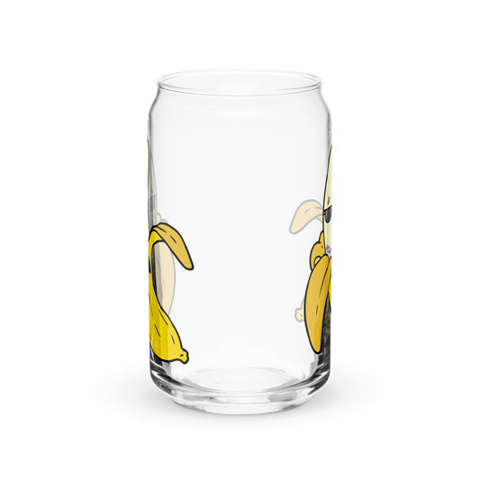 Banana Can-shaped glass