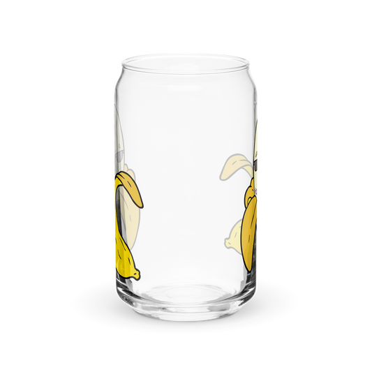 Banana Can-shaped glass
