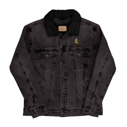 Banana Unisex denim sherpa jacket