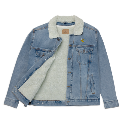 Banana Unisex denim sherpa jacket