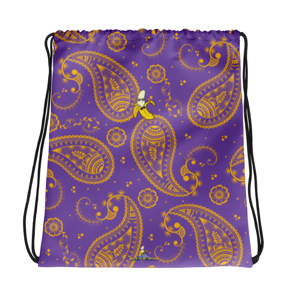 Paisley Drawstring bag