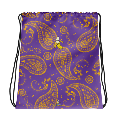 Paisley Drawstring bag