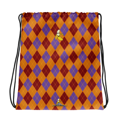 Argyle Drawstring bag