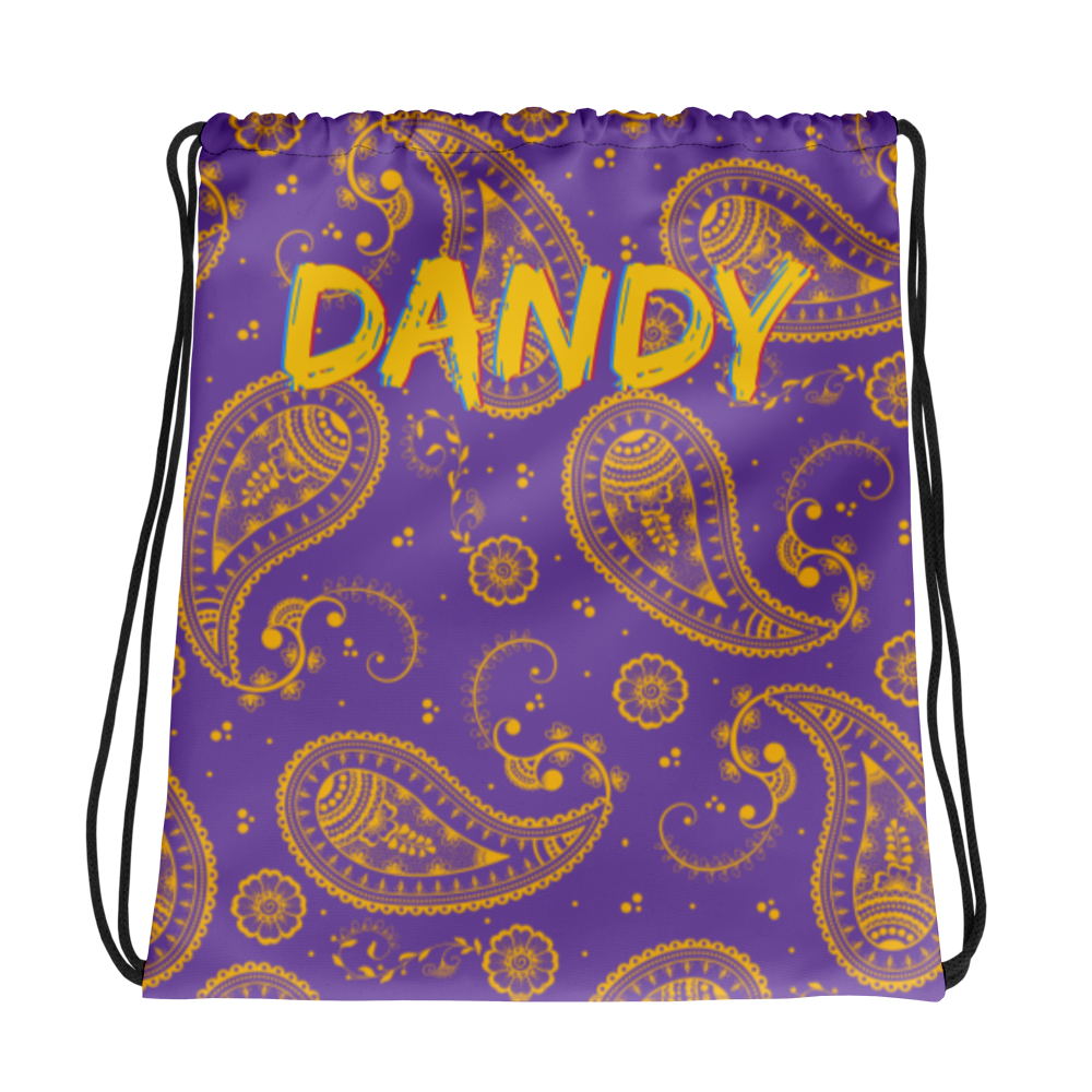 Paisley Drawstring bag