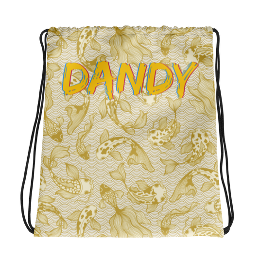 Gold Koi Drawstring bag