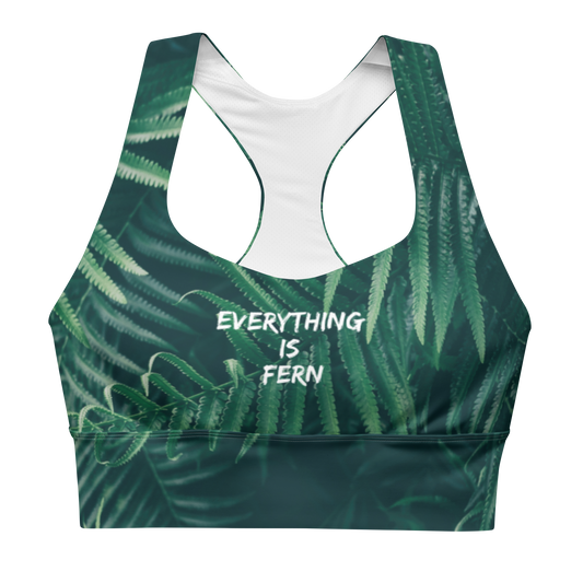 Everything is Fern Longline sports bra
