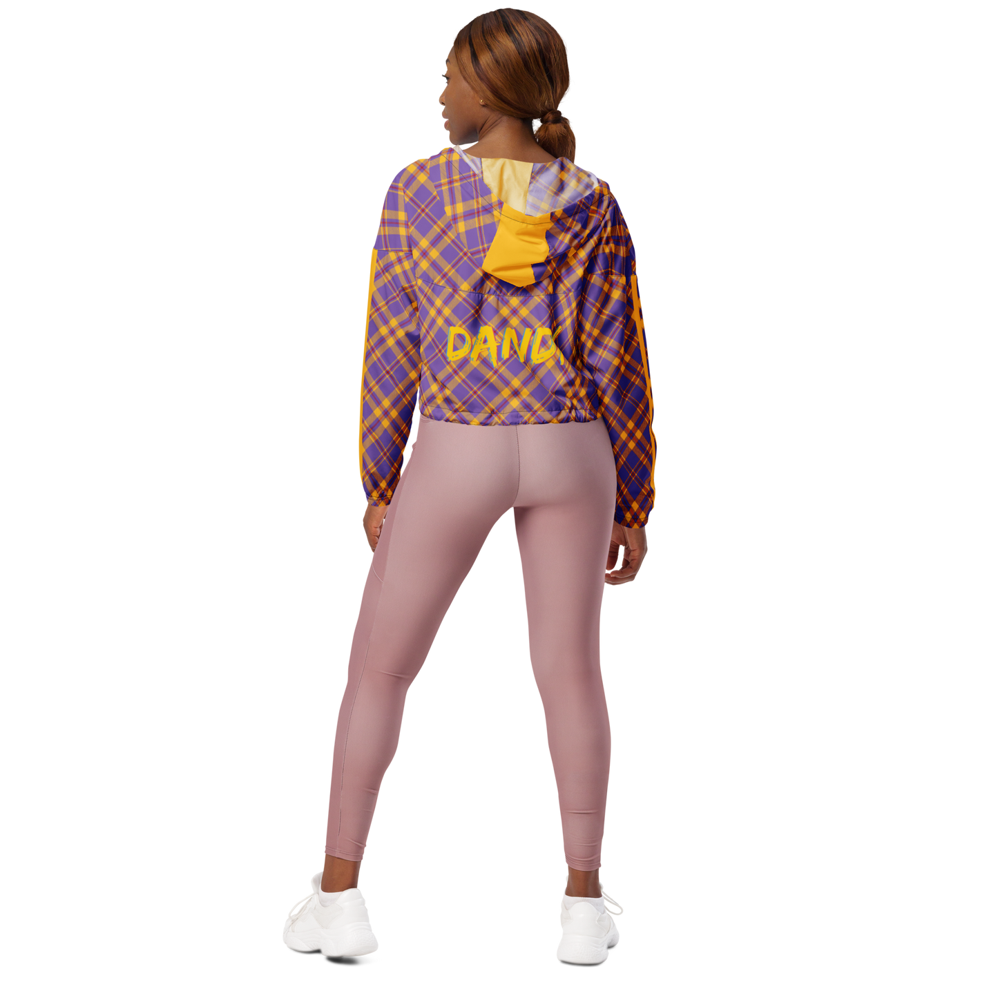 Plaid Women’s cropped windbreaker