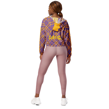 Plaid Women’s cropped windbreaker