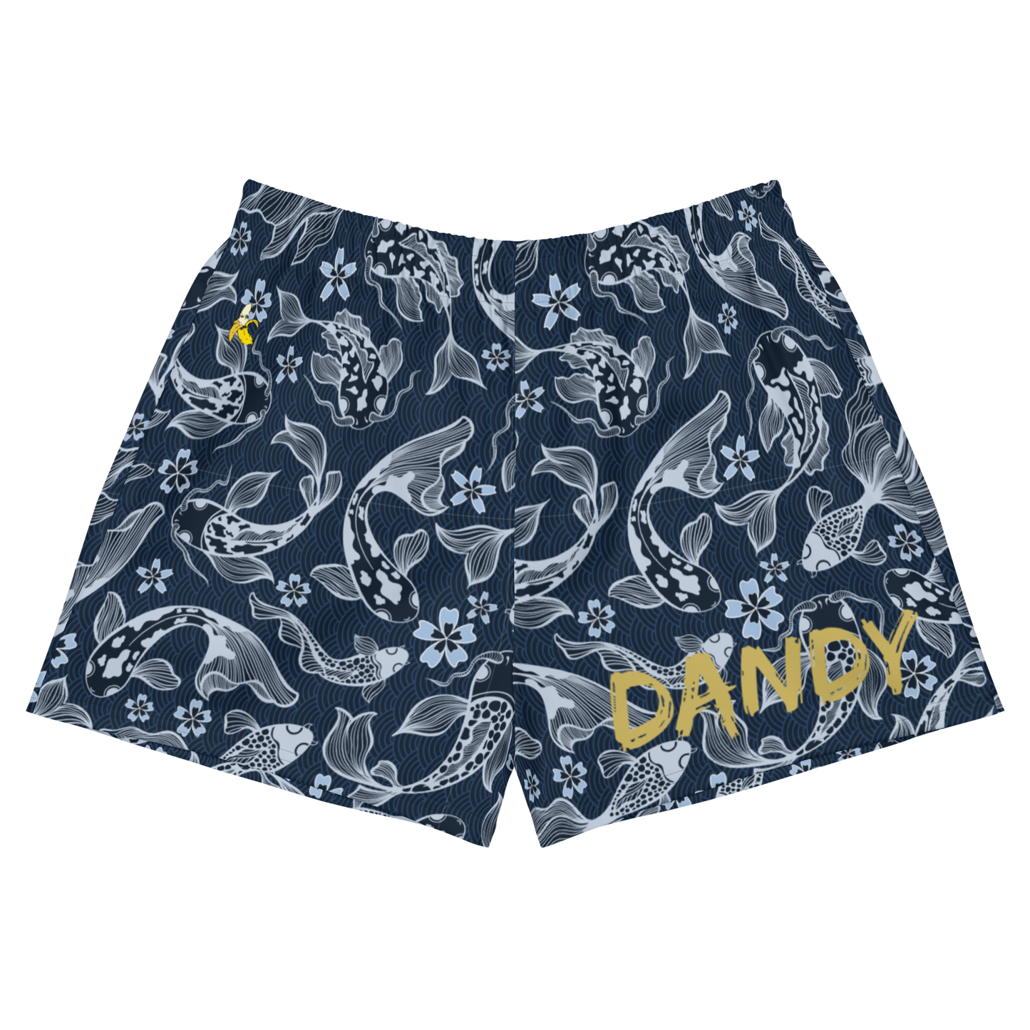 Blue Koi Unisex Athletic Shorts