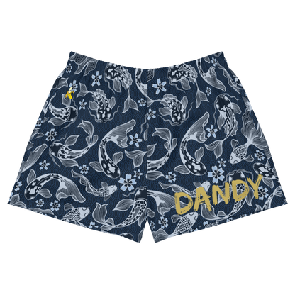 Blue Koi Unisex Athletic Shorts
