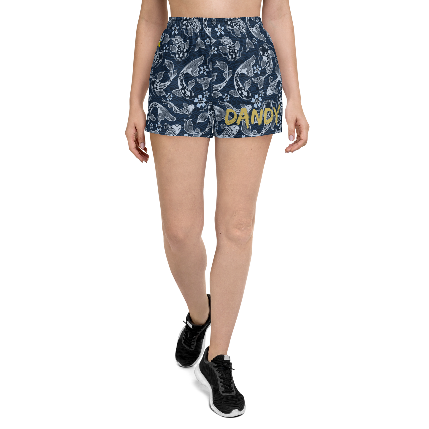 Blue Koi Unisex Athletic Shorts