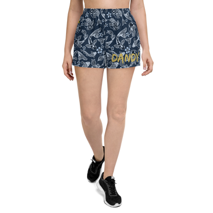 Blue Koi Unisex Athletic Shorts