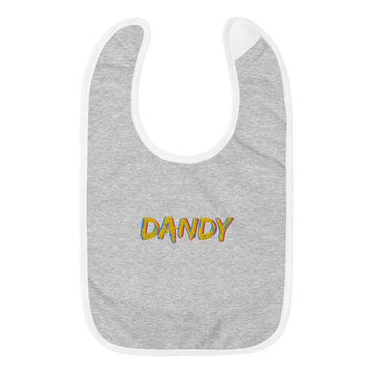 Dandy Embroidered Baby Bib