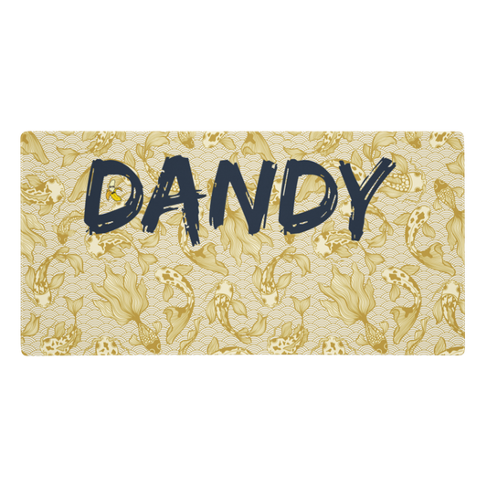 Gold Koi Gaming mouse pad