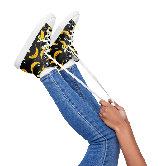 Bananas Women’s high top canvas shoes